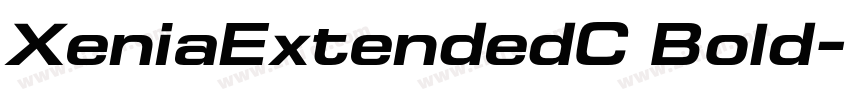 XeniaExtendedC Bold字体转换